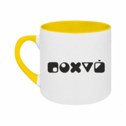 Кружки двоколірні 180ml - FATLINE