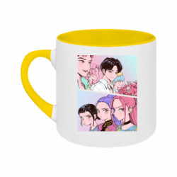 Кружки двухцветные 180ml