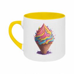 Кружка двухцветная 180ml Сладкое мороженое