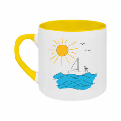 Кружки двухцветные 180ml