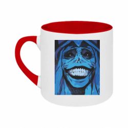 Кружка двухцветная 180ml Statue of Death God - FATLINE Кружка двухцветная 180ml Statue of Death God