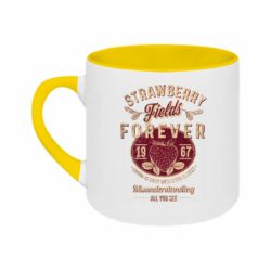 Кружка двухцветная 180ml Strawberry Fields