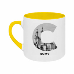 Кружка двухцветная 180ml Sumy Black & White - FATLINE Кружка двухцветная 180ml Sumy Black & White
