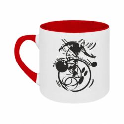 Кружка двухцветная 180ml Большое Лебовски