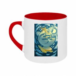 Кружки двоколірні 180ml - FATLINE