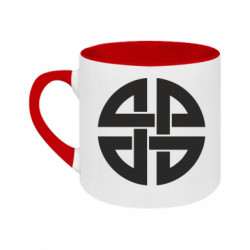 Кружки двоколірні 180ml