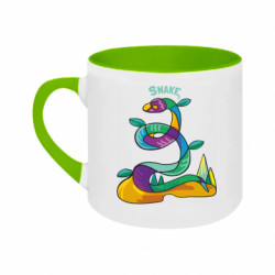 Кружки двухцветные 180ml