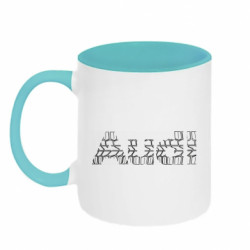 Кружки двоколірні 320ml - FATLINE