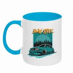 Кружка двоколірна 320ml БМВ_стиль
