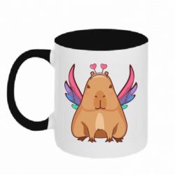 Кружка двоколірна 320ml Фея Капібара - FATLINE Кружка двоколірна 320ml Фея Капібара