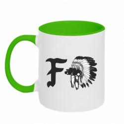 Кружки двухцветные 320ml - FATLINE