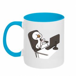 Кружки двоколірні 320ml - FATLINE