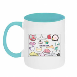 Кружки двоколірні 320ml - FATLINE