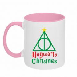 Кружка двухцветная 320ml Hogwarts Christmas - FATLINE Кружка двухцветная 320ml Hogwarts Christmas