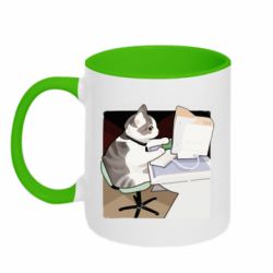 Кружки двухцветные 320ml - FATLINE