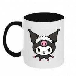 Кружка двоколірна 320ml Kuromi maid - FATLINE Кружка двоколірна 320ml Kuromi maid