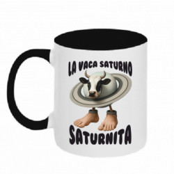 Кружка двоколірна 320ml La Vaca Saturno Saturnita - FATLINE Кружка двоколірна 320ml La Vaca Saturno Saturnita