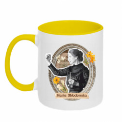 Кружка двоколірна 320ml Maria Skłodowska-Curie - FATLINE Кружка двоколірна 320ml Maria Skłodowska-Curie