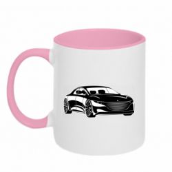 Кружка двухцветная 320ml Мерс - FATLINE Кружка двухцветная 320ml Мерс