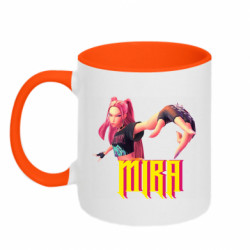 Кружка двухцветная 320ml Mira! - FATLINE Кружка двухцветная 320ml Mira!