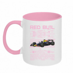 Кружка двухцветная 320ml Red Bull Racing - FATLINE Кружка двухцветная 320ml Red Bull Racing