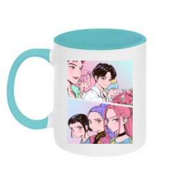 Кружки двухцветные 320ml - FATLINE