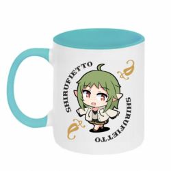 Кружка двоколірна 320ml Сільфієтта Реінкарнація Безробітного - FATLINE Кружка двоколірна 320ml Сільфієтта Реінкарнація Безробітного