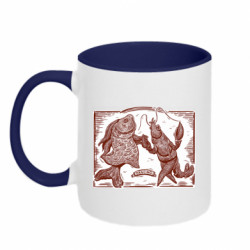 Кружки двухцветные 320ml - FATLINE