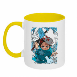 Кружка двоколірна 320ml Tanjiro Kamado - FATLINE Кружка двоколірна 320ml Tanjiro Kamado