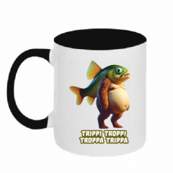 Кружка двоколірна 320ml Trippi Troppi Troppa Trippa - FATLINE Кружка двоколірна 320ml Trippi Troppi Troppa Trippa