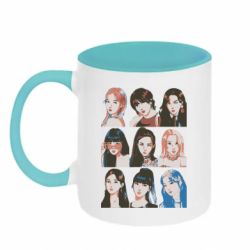 Кружки двоколірні 320ml - FATLINE