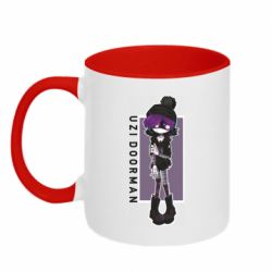 Кружка двухцветная 320ml Узи - FATLINE Кружка двухцветная 320ml Узи