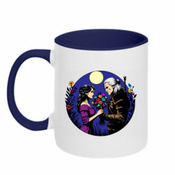 Кружка двухцветная 320ml Ведьмак Геральт и Йеннифер - FATLINE Кружка двухцветная 320ml Ведьмак Геральт и Йеннифер