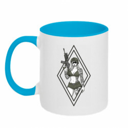 Кружки двоколірні 320ml - FATLINE