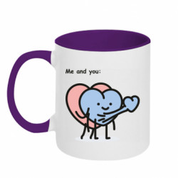 Кружки двухцветные 320ml - FATLINE