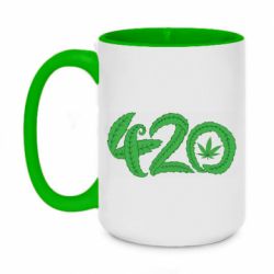 Кружки двухцветные 420ml