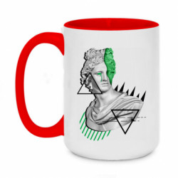 Кружки двухцветные 420ml