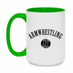 Кружки двухцветные 420ml