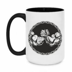 Кружки двоколірні 420ml