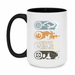 Кружки двухцветные 420ml