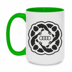 Кружки двухцветные 420ml