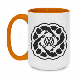 Кружки двухцветные 420ml