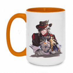 Кружки двухцветные 420ml