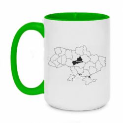 Кружки двухцветные 420ml