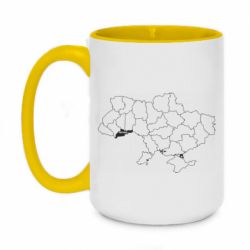 Кружки двоколірні 420ml