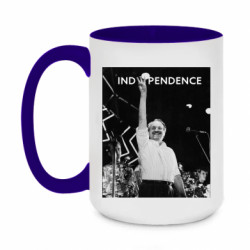 Кружка двухцветная 420ml Черновол Независимость - FATLINE Кружка двухцветная 420ml Черновол Независимость