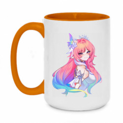 Кружки двухцветные 420ml