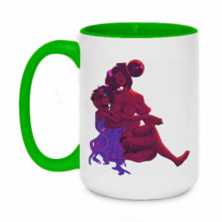 Кружки двоколірні 420ml