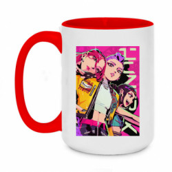 Кружки двоколірні 420ml