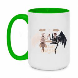 Кружки двухцветные 420ml